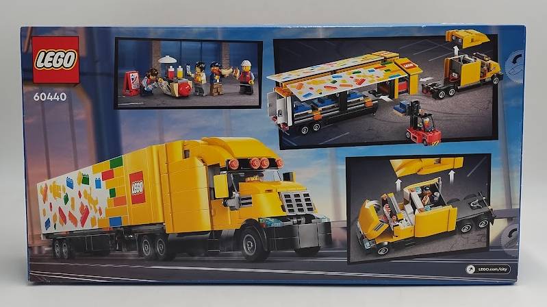 Lego City Yellow Delivery Truck Playset 60440 SEE DETAILS