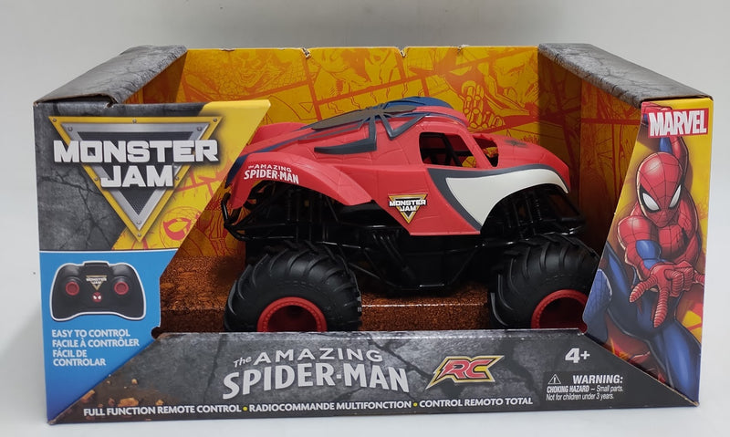 Monster Jam Marvel The Amazing Spider-Man RC Monster Truck 1:24 SEE DETAILS