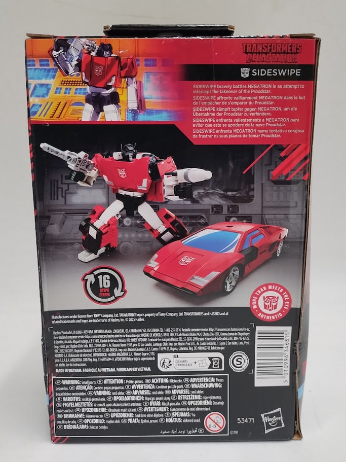 Transformers Studio Series Devastation Sideswipe SEE DETAILS