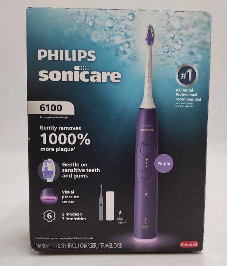Philips Sonicare 6100 Rechargeable Electric Toothbrush - Purple