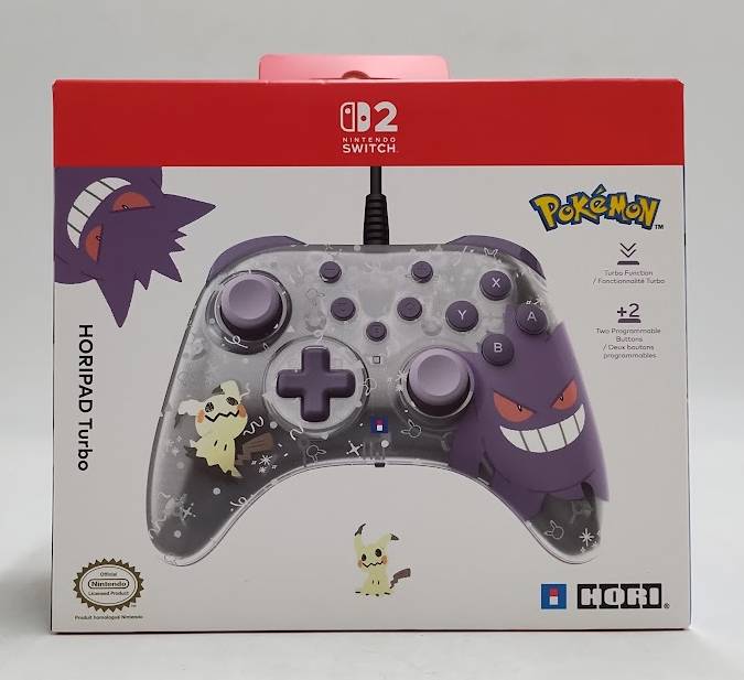 HORI HORIPAD Turbo (Gengar & Mimikyu) for Nintendo Switch 2 SEE DETAILS