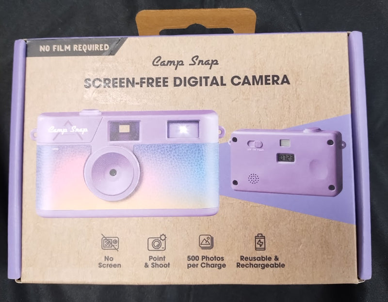 Camp Snap Screen-Free Digital Camera - Purple Aura
