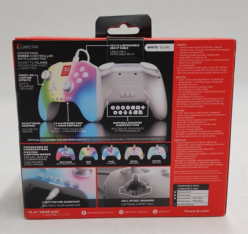 Advantage Wired Controller for Nintendo Switch 2 - Lumectra SEE DETAILS