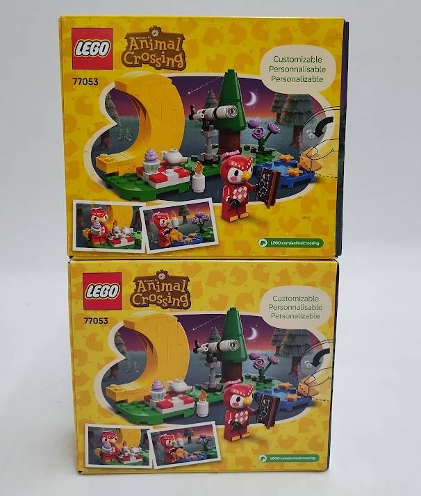 LOT OF 2 !! LEGO Animal Crossing Stargazing with Celeste Building Toy 77053