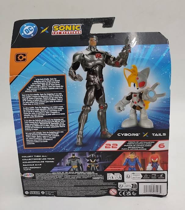 DC X Sonic the Hedgehog Tails and Cyborg Action Figure SEE DETAILS