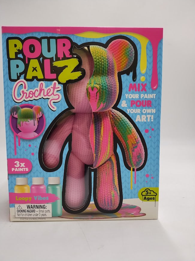 Toy Monster Pour Palz Crochet Craft Activity Kits LOOPY VIBES