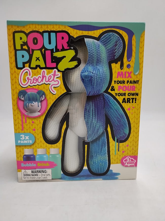 Toy Monster Pour Palz Crochet Craft Activity Kits BUBBLE STITCH