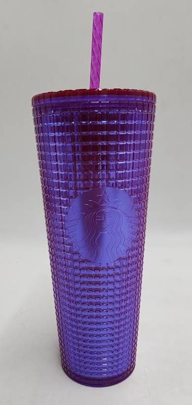 Starbucks Purple Studded Cold Cup Tumbler 24oz