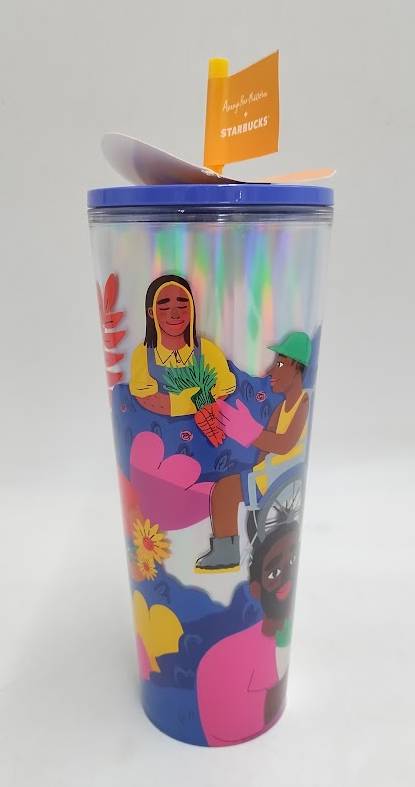 Starbucks Ananya Rao Middleton 2024 24 Oz Tumbler Hologram READ DESCRIPTION