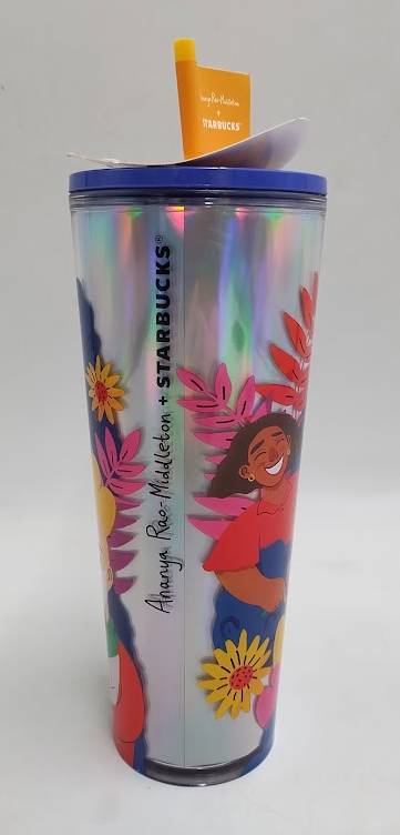Starbucks Ananya Rao Middleton 2024 24 Oz Tumbler Hologram READ DESCRIPTION