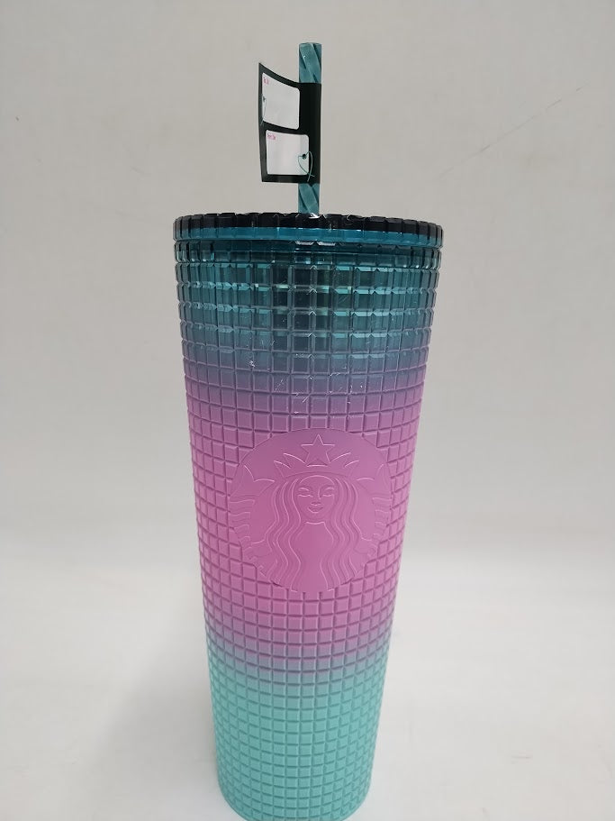 Starbucks Multicolor Valentine's Day Grid Gradient READ DESCRIPTION