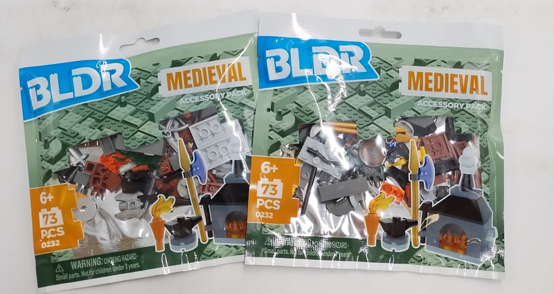 2 PACK BLDR Medieval Pack Accessory Set