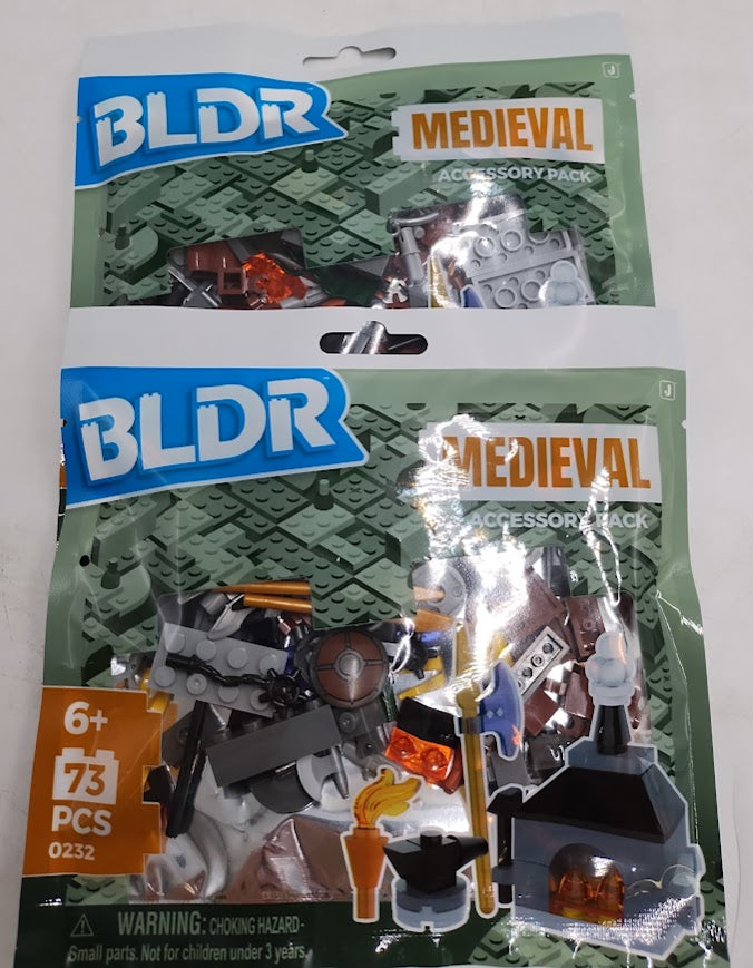 2 PACK BLDR Medieval Pack Accessory Set