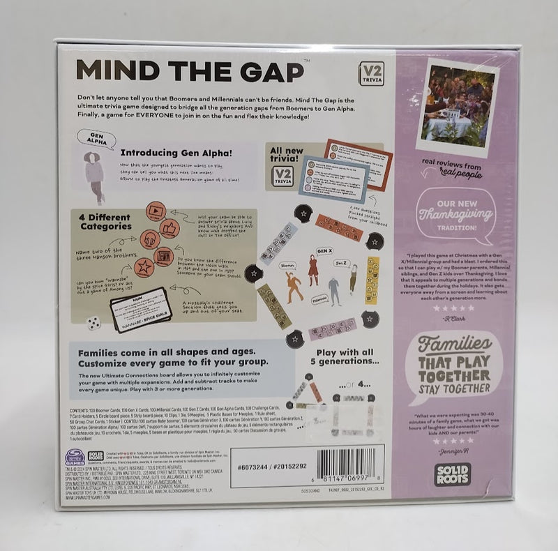 Spin Master Games Mind the Gap Connections Board Game