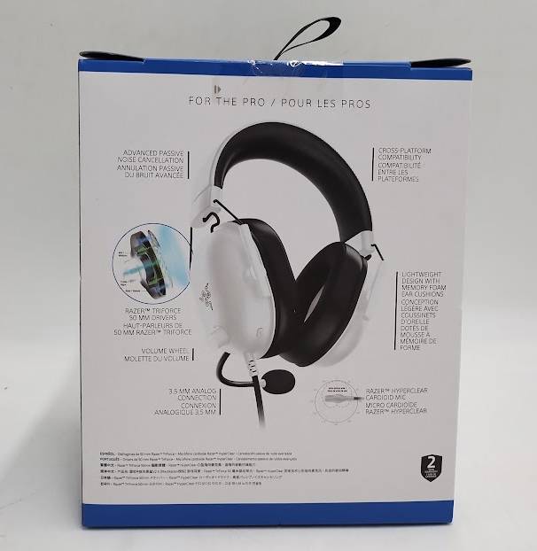 Razer BlackShark V2 Headset for PlayStation - White