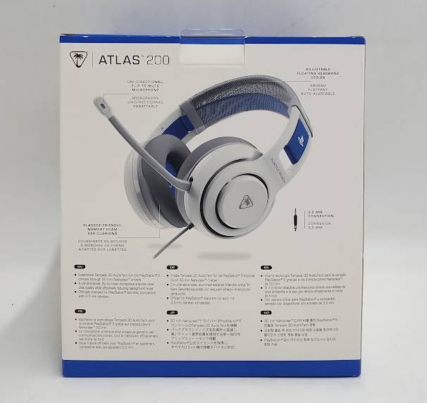 Turtle Beach Atlas 200 Wired Gaming Over-Ear Headset - White