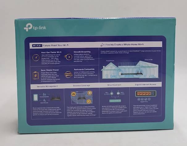 TP-Link Archer AX1450 WiFi 6 Dual-Band Wireless Router