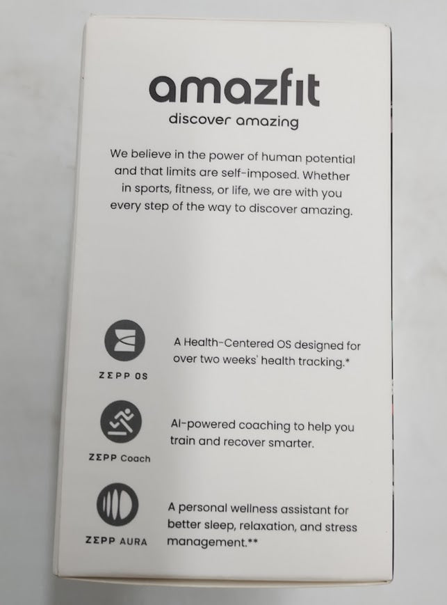 Amazfit Active 2 Round GPS Smartwatch with Heart and Sleep Tracking - Silver/Black