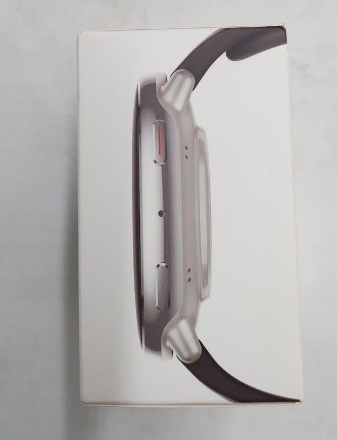 Amazfit Active 2 Round GPS Smartwatch with Heart and Sleep Tracking - Silver/Black