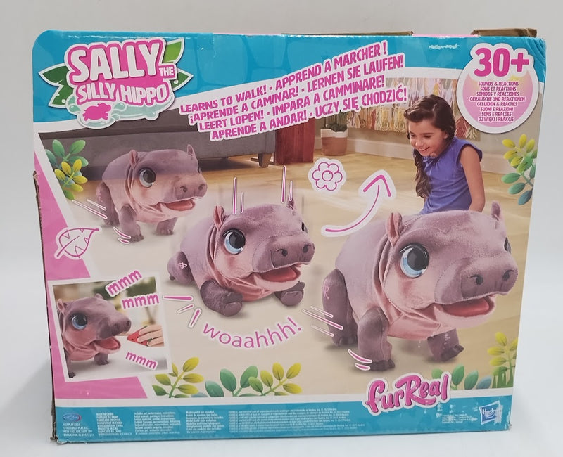FurReal Sally The Silly Hippo 9" Interactive Plush Kids Up SEE DETAILS
