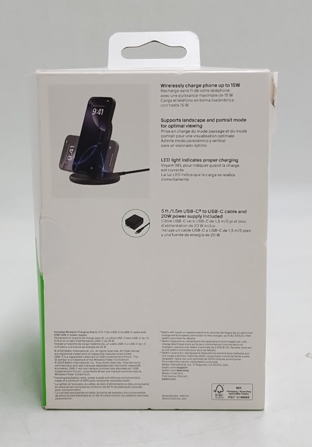 Belkin 15W Qi Wireless Charging Pad - Black SEE DETAILS