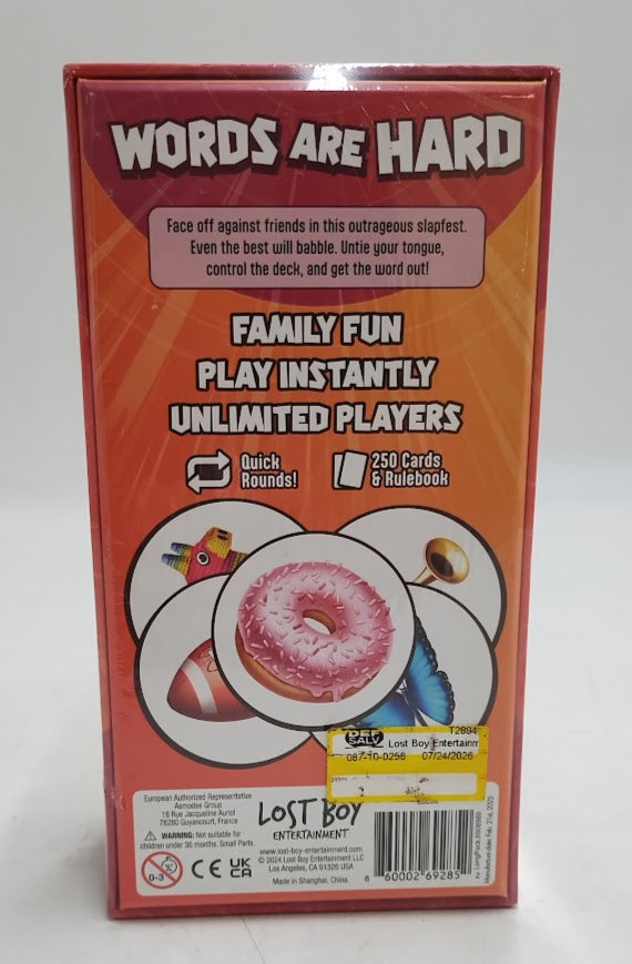 Lost Boy Entertainment Words Are Hard Board Game