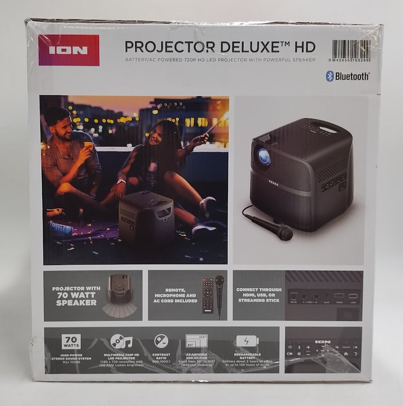 ION Portable Outdoor 720P HD LED Projector w/ Movie/Karaoke Bundle SEE DETAILS