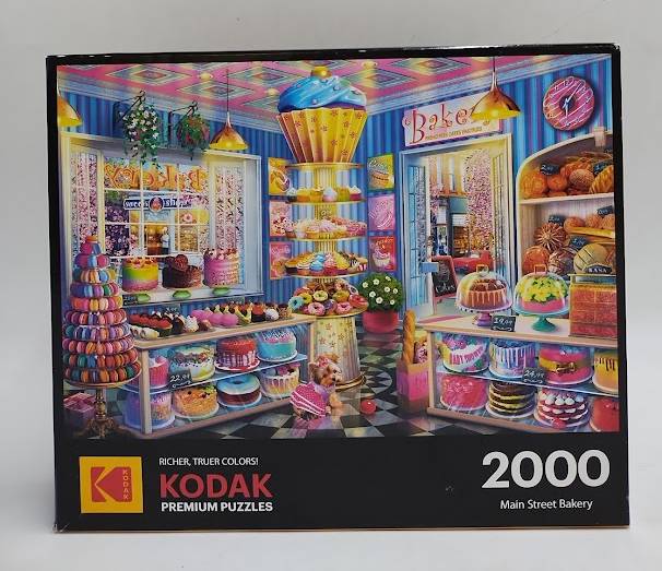 RoseArt Kodak Premium Collector Main Street Bakery Jigsaw Puzzle - 2000pc