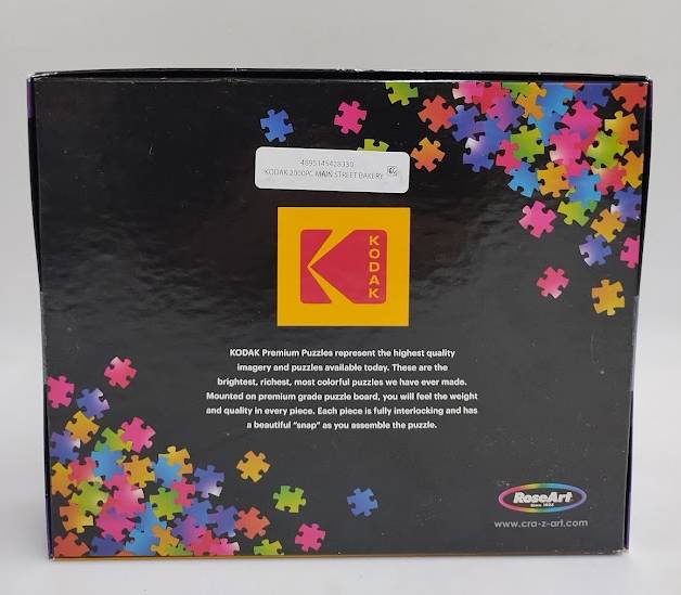 RoseArt Kodak Premium Collector Main Street Bakery Jigsaw Puzzle - 2000pc