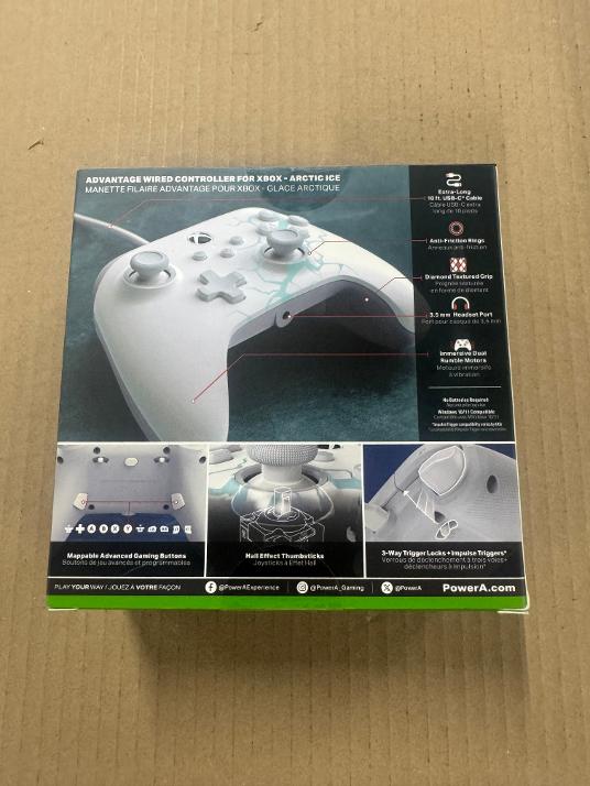 PowerA Advantage Wired Controller for Xbox Series X|S - Arctic Ice