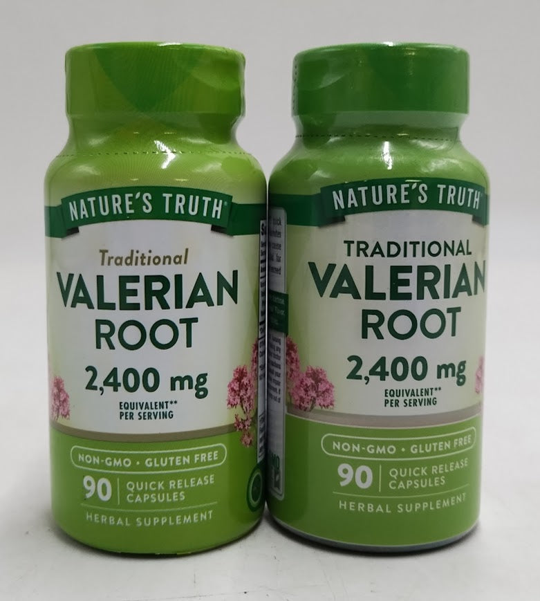 Nature's Truth Valerian Root 2400mg | 90 Capsules EXP: 05/2027+