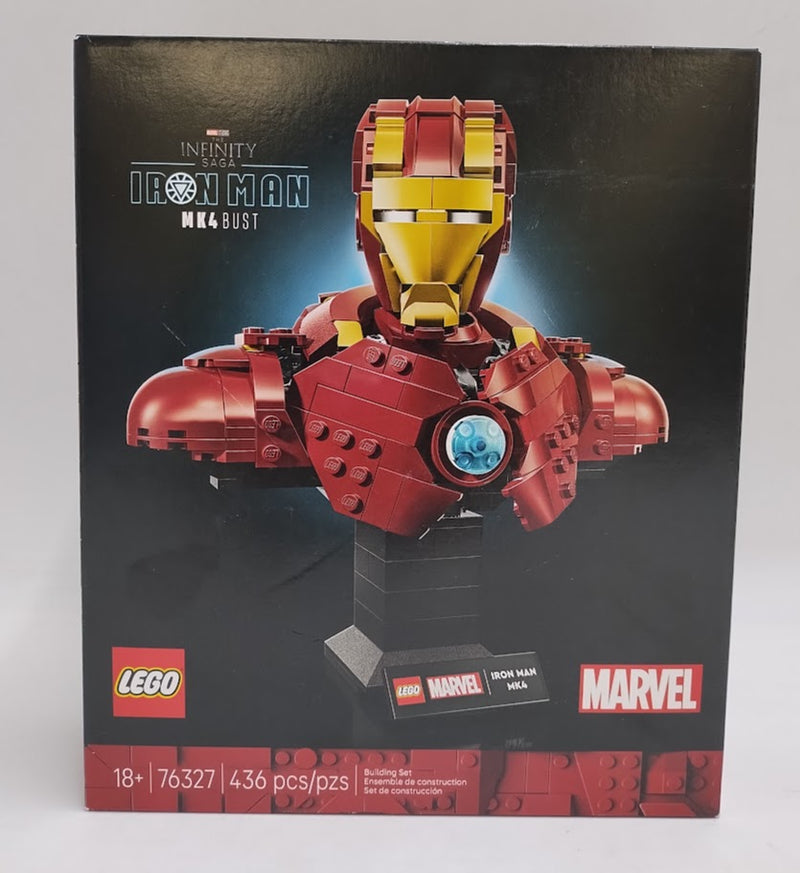 LEGO Marvel Iron Man MK4 Bust Building Kit for Adults 76327 SEE DETAILS