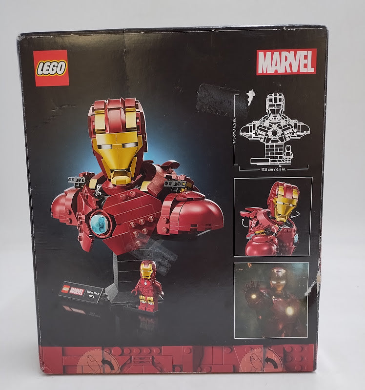 LEGO Marvel Iron Man MK4 Bust Building Kit for Adults 76327 SEE DETAILS
