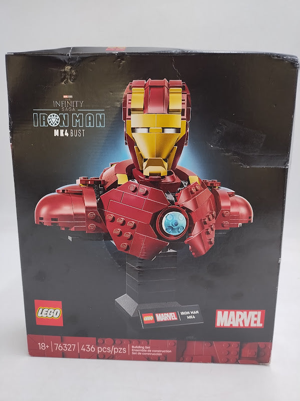 LEGO Marvel Iron Man MK4 Bust Building Kit for Adults 76327 SEE DETAILS
