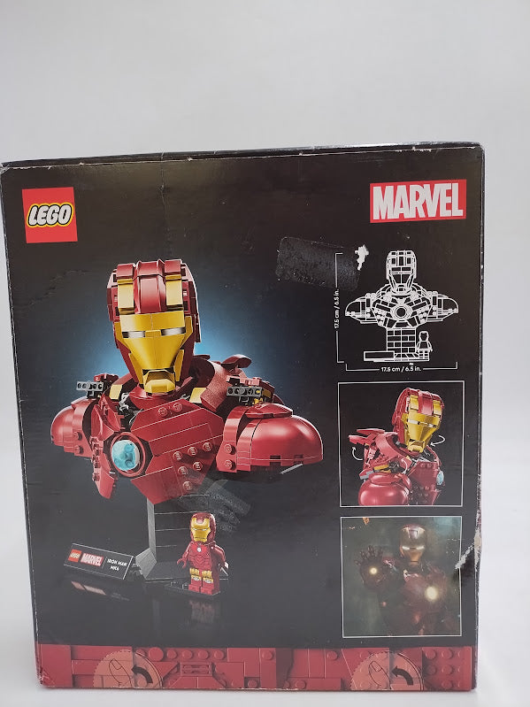 LEGO Marvel Iron Man MK4 Bust Building Kit for Adults 76327 SEE DETAILS