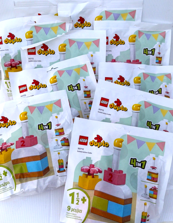 LOT OF 24!!! LEGO DUPLO Celebration Cake 30712