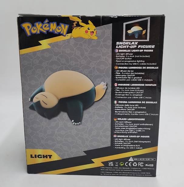 Pokemon Snorlax 10" Light-Up Figure SEE DETAILS