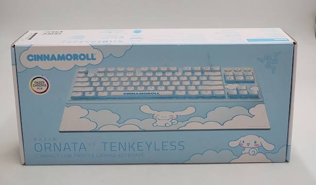 Razer Ornata V3 Tenkeyless Gaming Keyboard US Layout - Cinnamoroll Edition