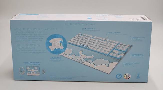 Razer Ornata V3 Tenkeyless Gaming Keyboard US Layout - Cinnamoroll Edition