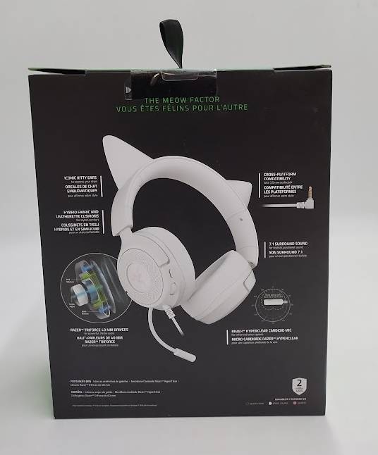 Razer Kraken Kitty V3 X Wired Headset for Gaming - White