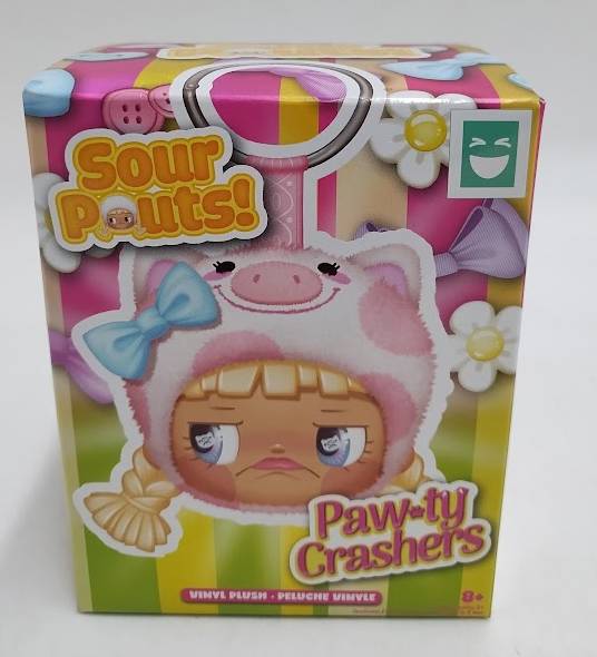 Happy Haul Sour Pouts Paw-ty Crashers Vinyl-Face Plush Blind Box Clip-On