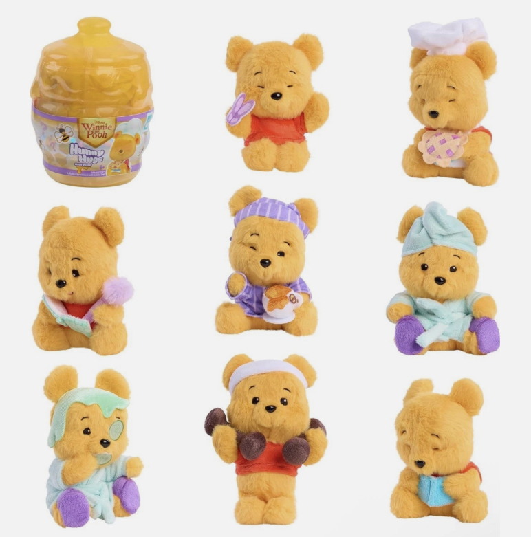 Happy Haul Disney Winnie the Pooh Hunny Hugs Blind Capsule Plush 5.5"