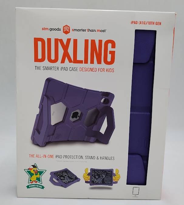 STM duxling (iPad (A16) 10th gen) AP - Purple: Impact-Resistant EVA Foam Case