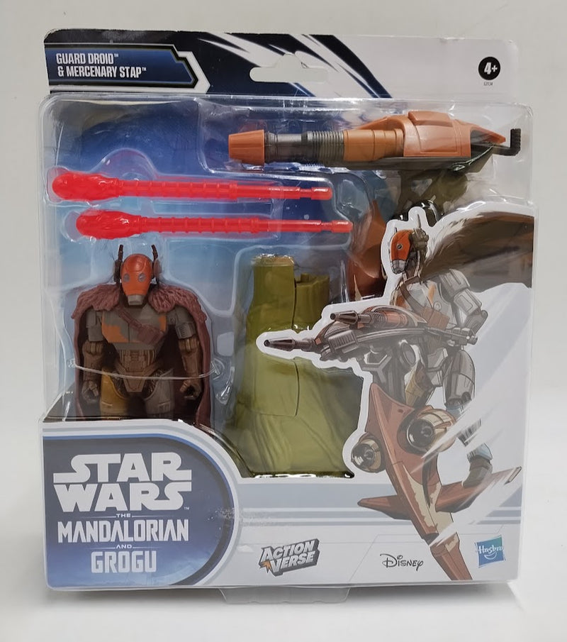 Star Wars ActionVerse Guard Droid & Mercenary STAP SEE DETAILS