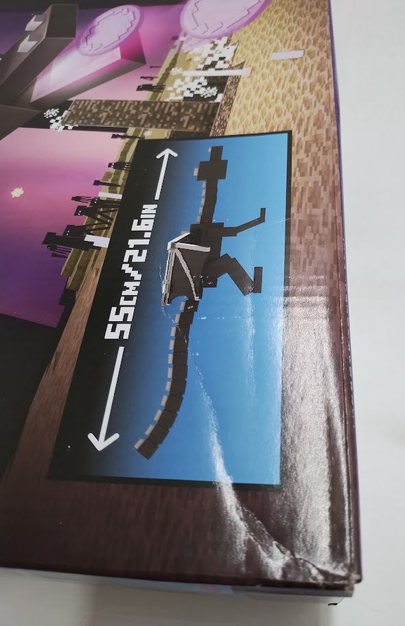 Minecraft Dragon's Breath Attack Ender Dragon Action Figure with 10 Discs SEE DETAILS