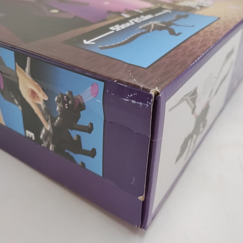 Minecraft Dragon's Breath Attack Ender Dragon Action Figure with 10 Discs SEE DETAILS