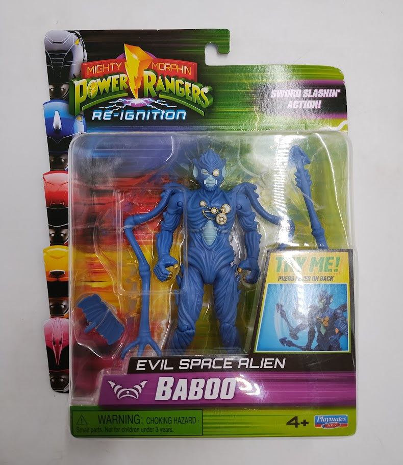 Power Rangers Mighty Morphin Evil Alien Baboo Action Figure SEE DETAILS