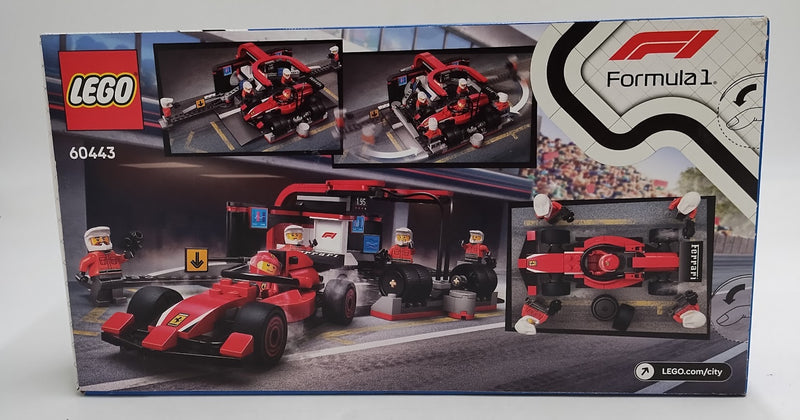 LEGO City F1 Pit Stop & Pit Crew with Ferrari Car, 60443 SEE DETAILS
