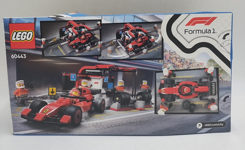 LEGO City F1 Pit Stop & Pit Crew with Ferrari Car, 60443 SEE DETAILS