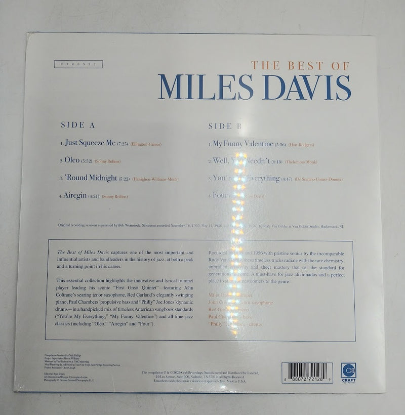 Miles Davis - The Best Of Miles Davis (Vinyl)
